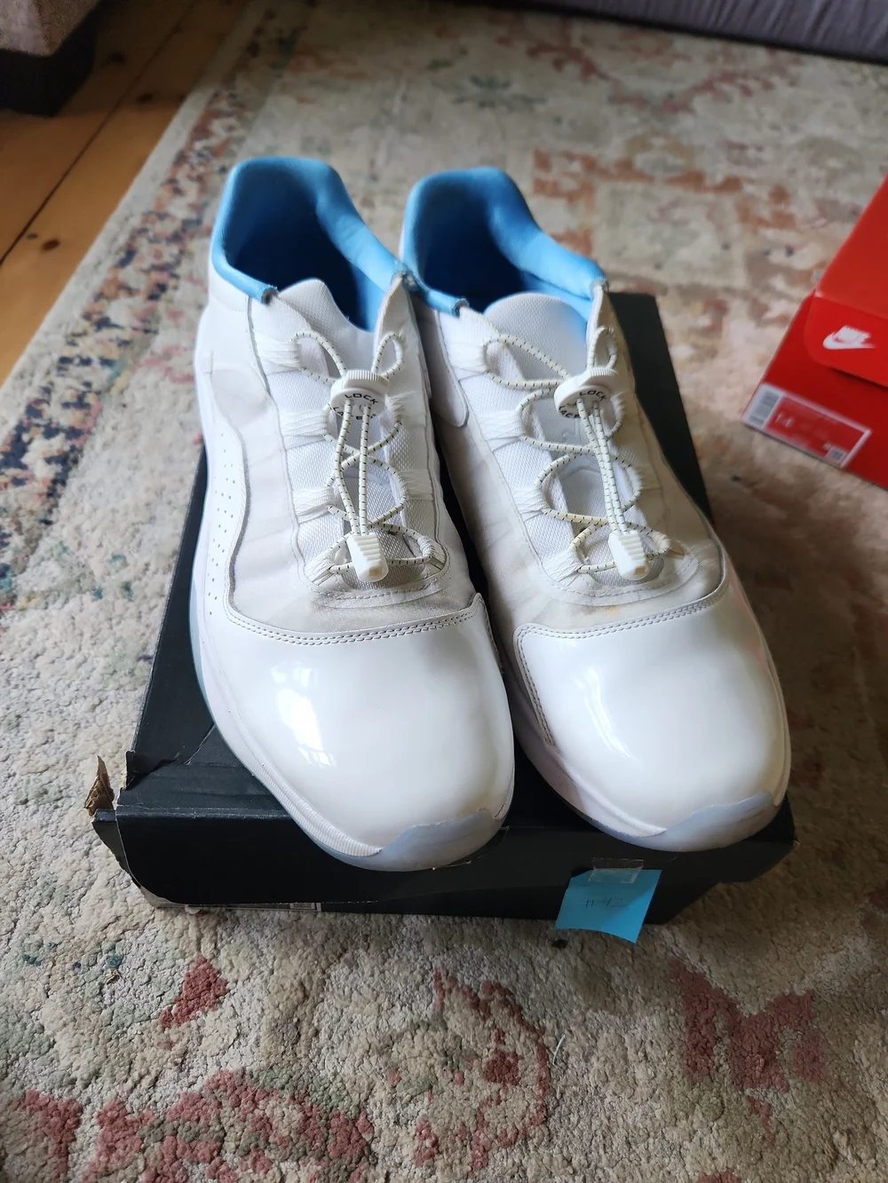 Size 14 - Air Jordan 11 CMFT Low White Army Navy With Box